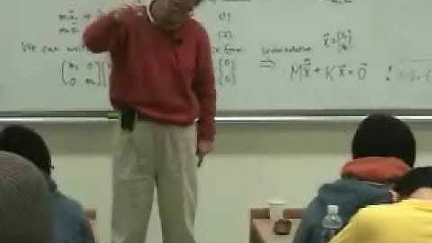 [Lecture 12-5: Multi Degree of Freedom System] Mechanical Vibration by Prof. Yang-Hann Kim at KAIST