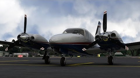 First flight in the Carenado Piper Seneca V in Microsoft Flight Simulator