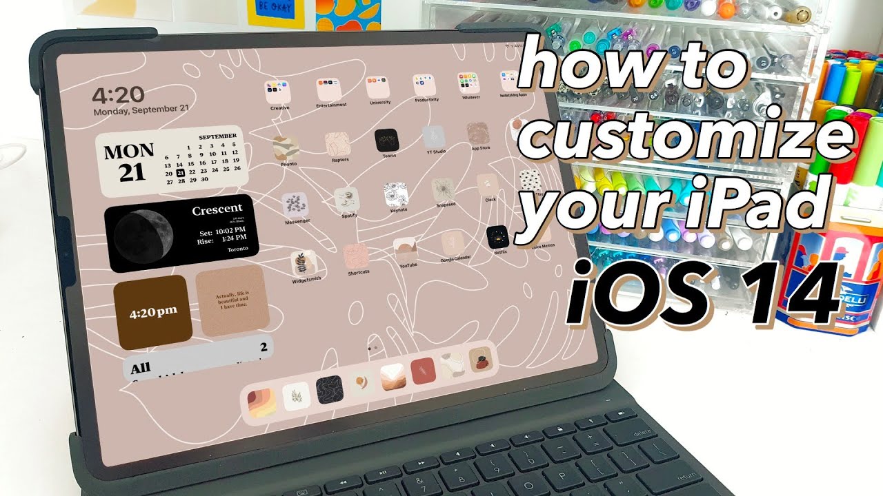 How to Customize Your iPad with iOS 14 | Aesthetic \u0026 Easy