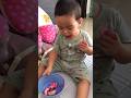 Makan buah naga sama apel #shorts