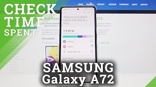 SAMSUNG Galaxy A72 – Discover Total Screen Time & Open Battery Settings screenshot 5