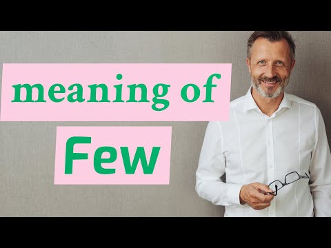 Few | Meaning Of Few