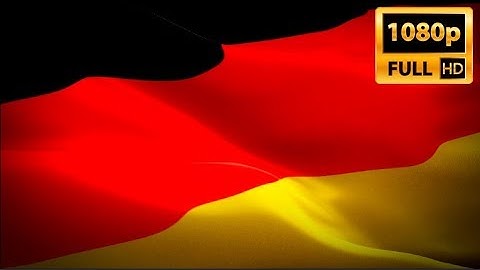Germany Flag Wave Loop waving in wind. Realistic German Flag background. Germany flag Full HD