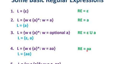 ATC- Module 2 -  Lecture 1 - Regular Expression (RE)