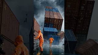 Rogue Wave vs Container Ship 🌊🚢 | The Atlantic’s Deadliest Nightmare in 4K