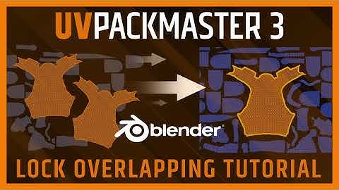UVPackmaster 3 Blender tutorial: Lock Overlapping
