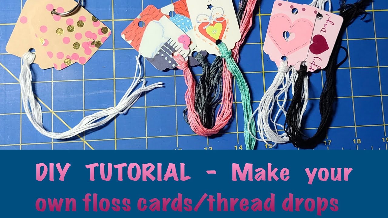 Thread Drops: Fun and Convenient Thread Organization  Cross stitch  tutorial, Embroidery floss storage, Cross stitch patterns