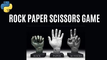 HOW TO CODE ROCK PAPER SCISSORS (BEGINNER PYTHON TUTORIAL)