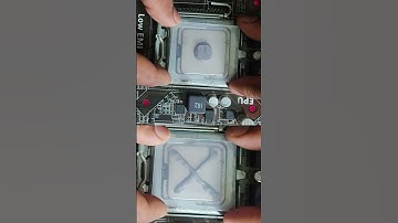 Thermal paste pattern dot vs x #shorts