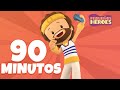 UNA HORA Y MEDIA PARA CANTAR Y DANZAR CON PEQUEÑOS HEROES 🎤🥳 | Canciones Infantiles