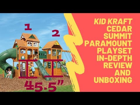 kidkraft paramount wooden playset