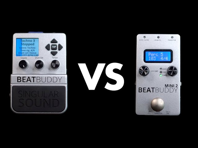 BeatBuddy VS BeatBuddy MINI 2 - Drum Machine Pedal Comparison Review