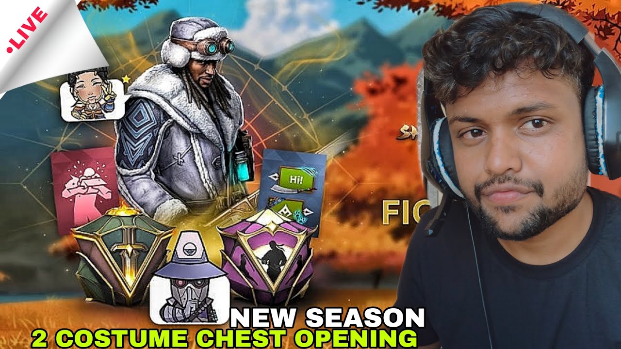 ∆LIVE SFA New Season First Custume Chest Opening 😯😱🤩| GullyBoyShree Is Live Now !! 