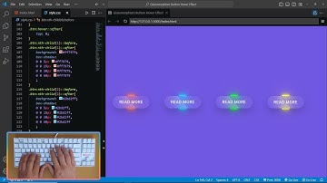 Glassmorphism Button Hover Effect Using Html and Css