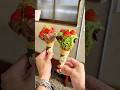 Delicious chocolate-strawberry gelato 🍫in Seoul