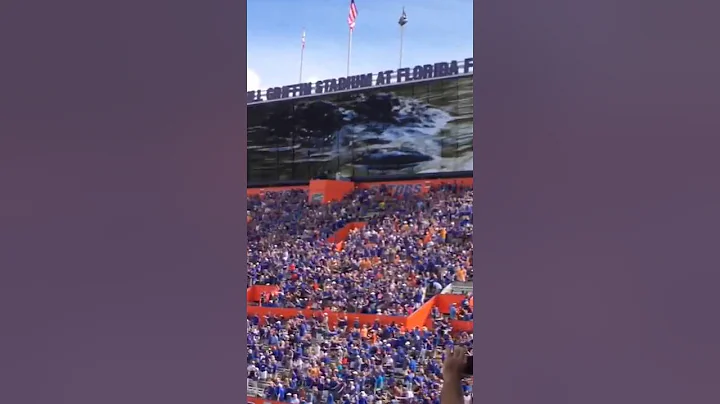 Only Gators get out alive. Florida Gators Tunnel Run 2015