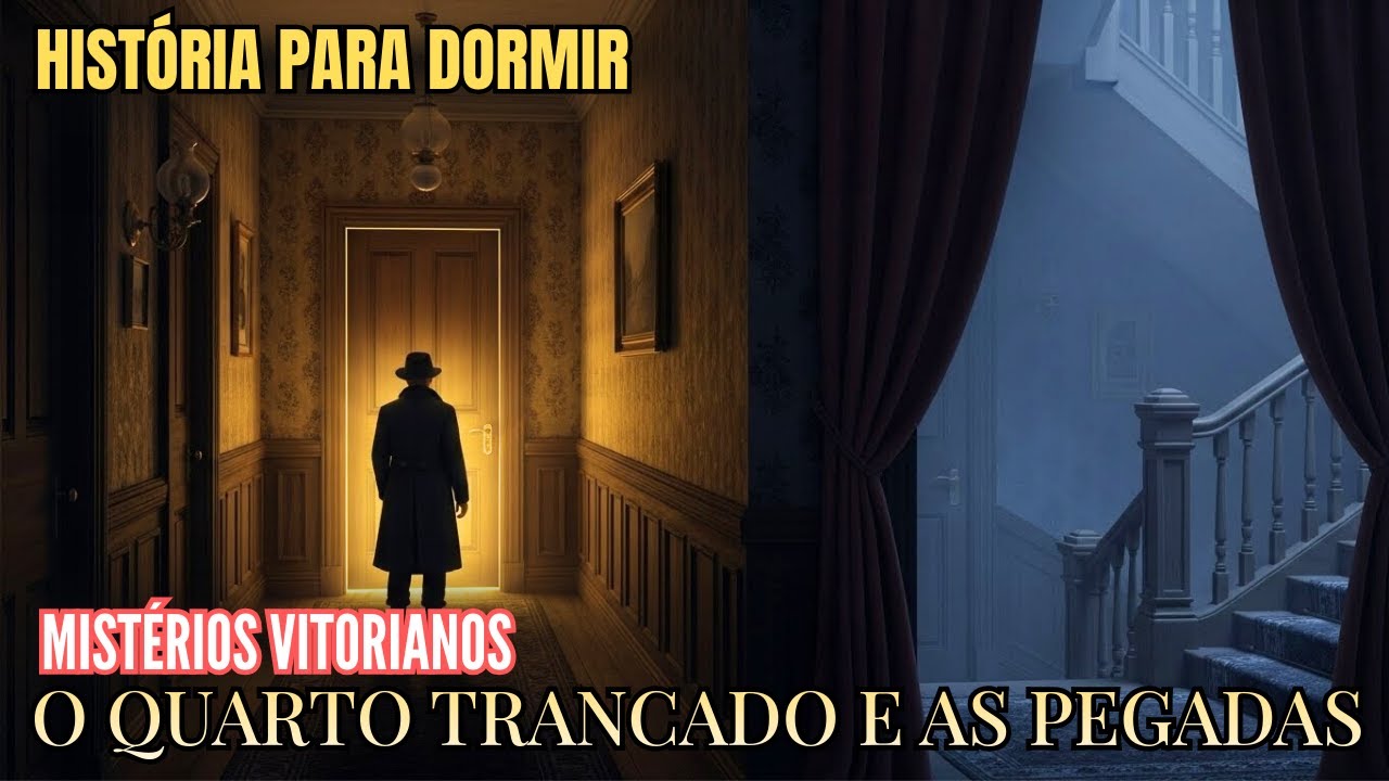 Quarto Trancado e Pegadas no Carpete | Contos de Mistério Calmante em Londres Vitoriana