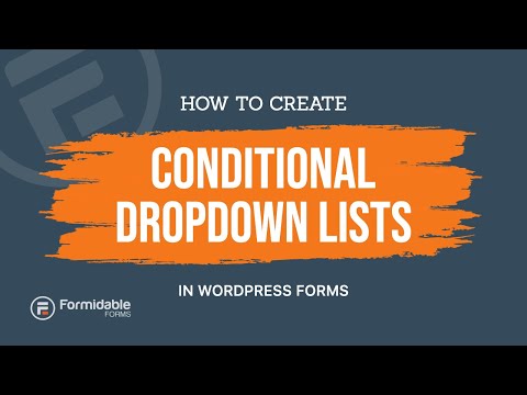 How to Create Conditional Dropdown Lists in WordPress Forms