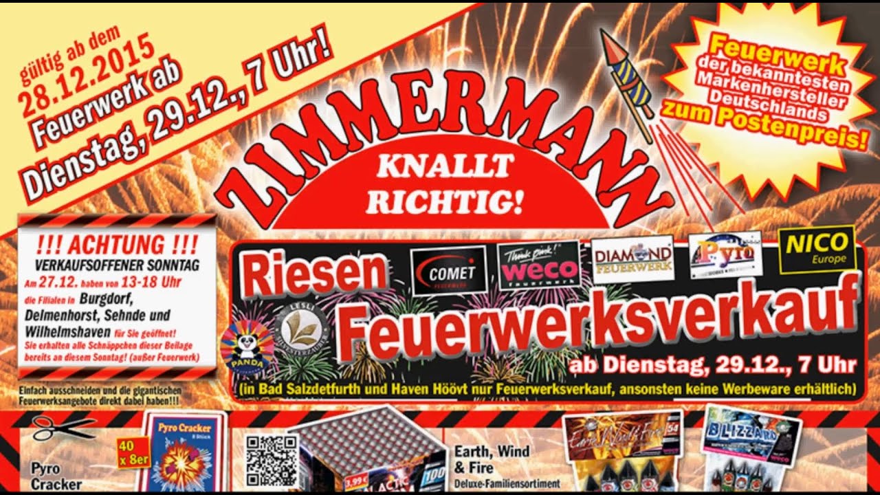 Zimmermann SilvesterFeuerwerk Prospekt 2015/2016 Präsentation