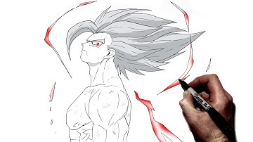 How To Draw Beast Gohan | Step By Step | Dragon Ball