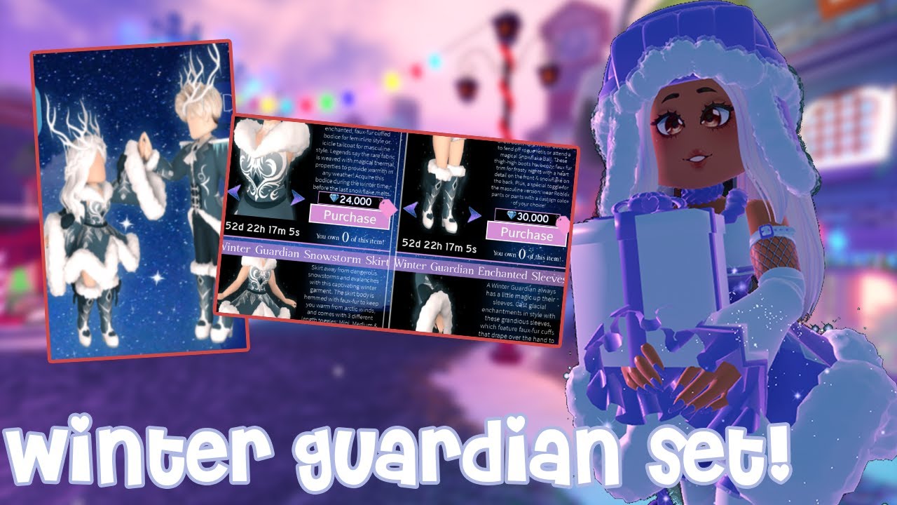 New Winter Set Is Out Winter Guardian Set Royale High Youtube