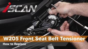 How to Replace the Front Reversible Tensioner | Mercedes-Benz W205 Models Front Seat Belt Buckle