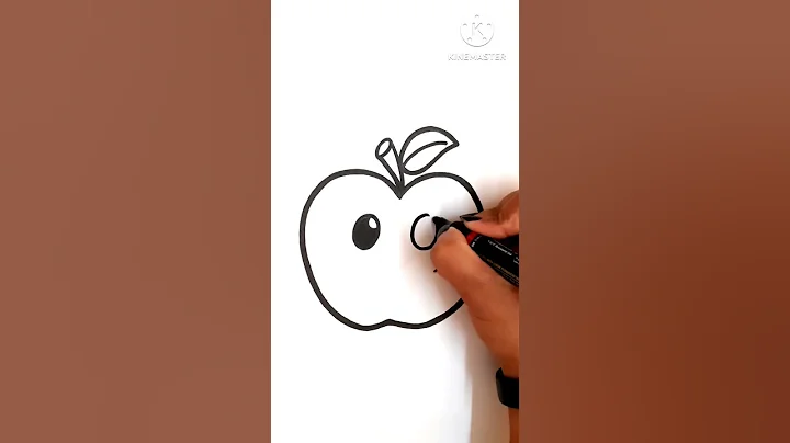 Cute Apple 🍎Drawing #shorts #youtubeshorts #trending #viral #easy