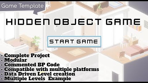 Hidden Object Game Template Unreal Engine