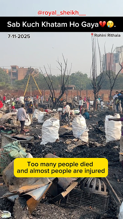 Rithala Jal Gaya💔🔥 || Royal Sheikh || #ytshorts #rohini #youtubeshorts