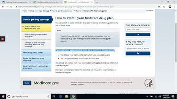 How to switch and drop your Medicare Part D Plan