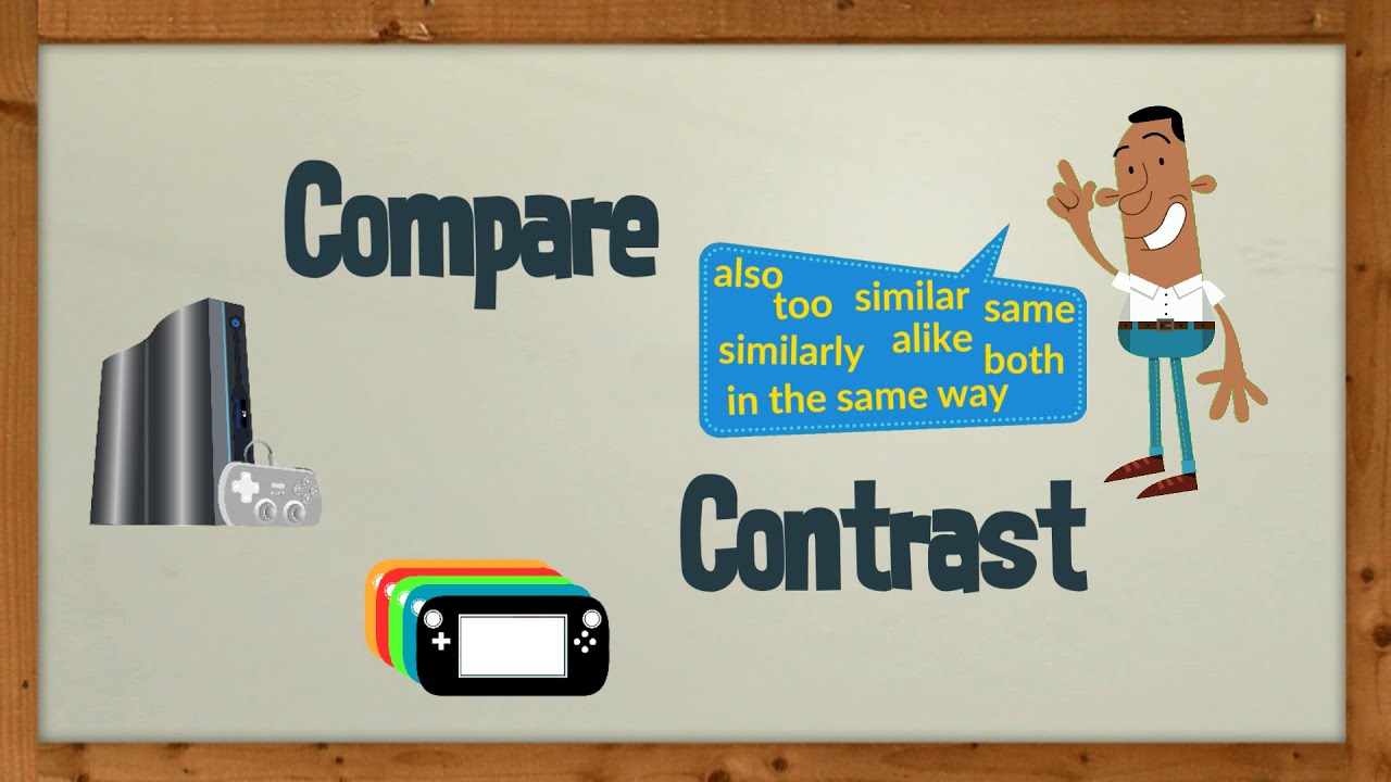 compare contrast online activities