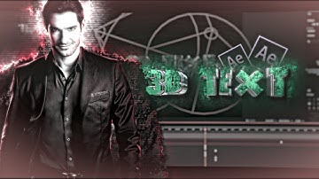 How to Make Beautiful 3D Text with Explosion | After Effects Tutorial