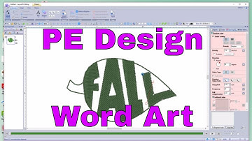 PE Design 10 Embroidery: Create amazing Word art in Shapes+free design