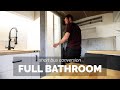 Short Bus Conversion Full Bathroom Tour (with shower)