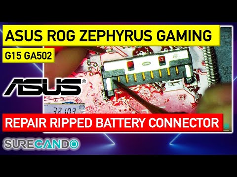 Reviving ROG Zephyrus G15 GA502: Restoring Gaming Laptop with Repaired Battery Connector