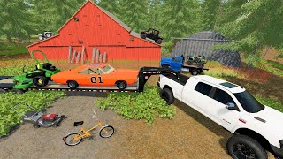 Spending TOO much money on abandoned barns at auction | Farming Simulator 22