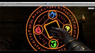 VR Magic Selection UI