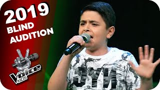 James Brown  It's A Man's Man's Man's World (Davit) | The Voice Kids 2019 | Blind Auditions | SAT.1