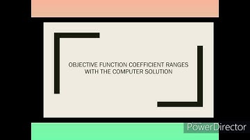 CHAPTER3: LINEAR PROGRAMMING: COMPUTER SOLUTION AND SENSITIVITY ANALYSIS PART1