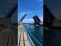 Charlevoix Bridge lifted! #summerlovin #charlevoix #sunshine #drawbridge #lakemichigan #lakelife