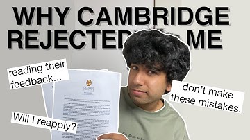 The REAL reason I was rejected by Cambridge University