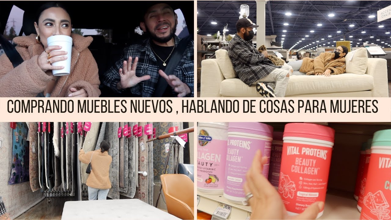 VLOG COMPRANDO NUEVOS MUEBLES, HABLANDO DE COSAS PARA MUJERES Y PROBANDO COSAS NUEVAS