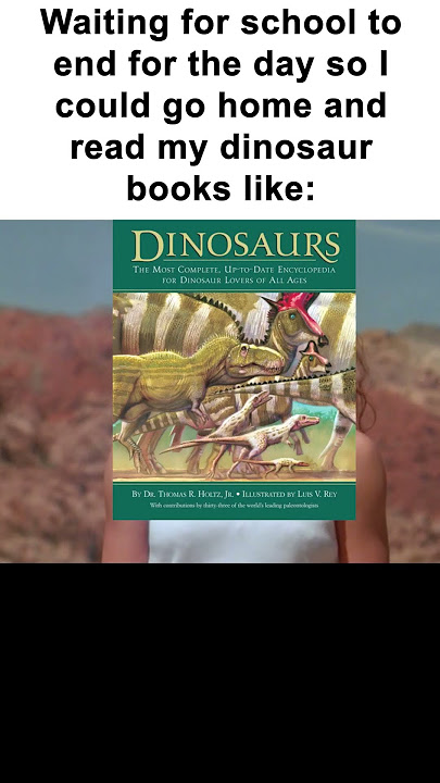 When You Just Want to Go Home and Read Dinosaur Books After School
