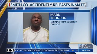 Smith County accidently releases inmate, now charged with 3rd degree felony