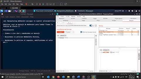 Lab Manipulating WebSocket messages to exploit vulnerabilities