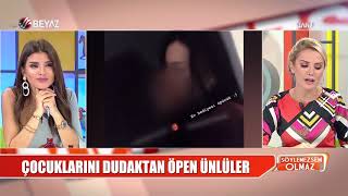 Tuvana Türkay'ın annesini dudağından öpmesi olay oldu