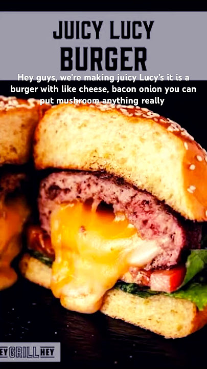 How to make a juicy Lucy or an inside out burger #JuicyLucy #Hamburger #Cooking #Food #CookingFood￼