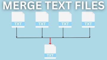 Merge Multiple Text Files Into One || Combine Multiple Text File Into One
