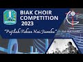 Biak choir competition 2023