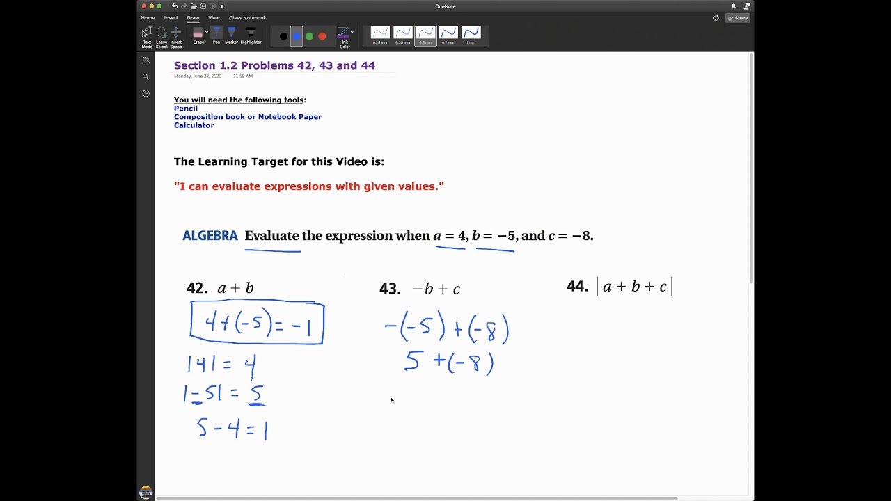 Section 1.2 problems 42, 43, 44 - YouTube